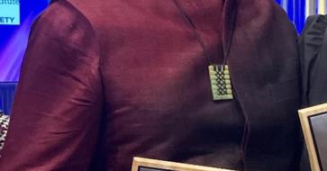 Shiv Ganesh with award