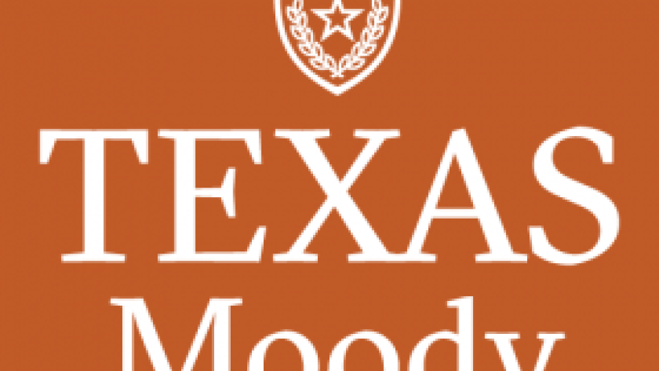 Moody College square logo burnt orange