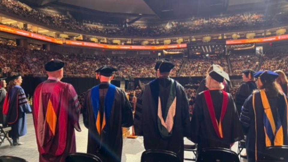 CMS Faculty at 2026 Graduation