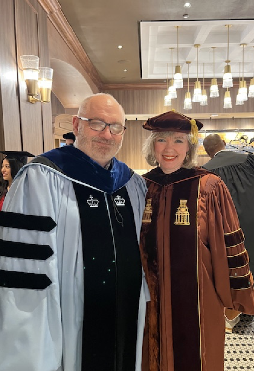 CMS faculty Joe Cutbirth and Katie Bradford