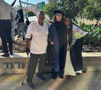 Dr. Sowards and CMS Grad