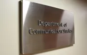 Department of Communication Studies sign