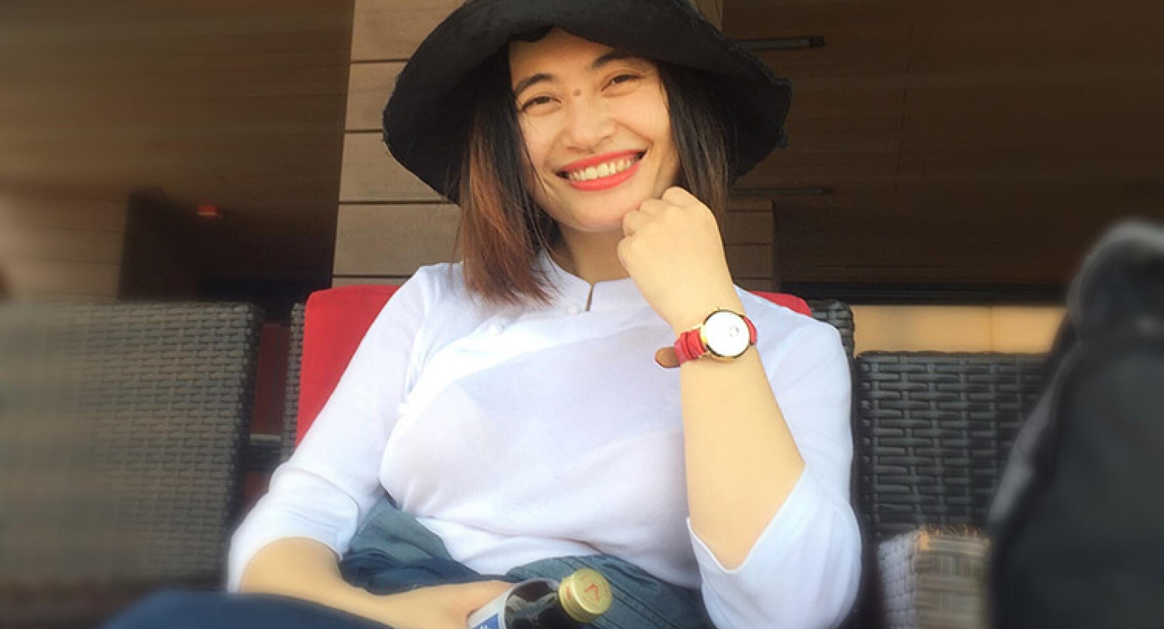 Picture of Luping Sun sitting