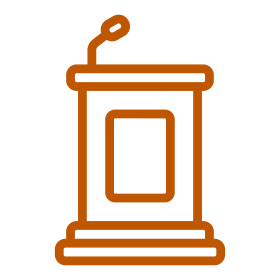 icon of podium
