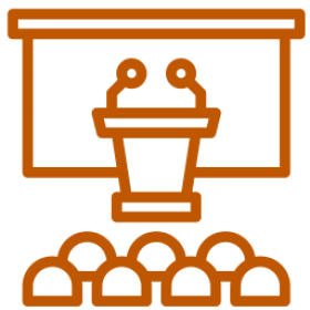 conference podium icon