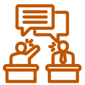 icon of debaters